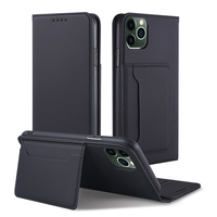 Bakeey pour iPhone 11 Pro Max Case Business Flip magnétique avec fentes multi-cartes portefeuille antichoc en cuir PU Pr