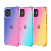 Bakeey pour iPhone 12 / Pour iPhone 12 Pro Coque 6, 1 "Dégradé de couleur avec coussins gonflables à quatre coins Anticho