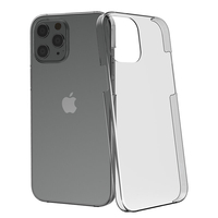 Bakeey pour iPhone 12 Mini 5.4 "Housse de protection arrière transparente transparente pour PC antichoc