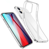 Bakeey pour iPhone 12 Mini étui cristal clair Transparent Ultra-mince Non jaune Soft étui de protection en TPU couvertur