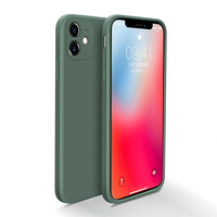 Bakeey pour iPhone 12 Mini étui lisse antichoc avec protecteur dobjectif Soft coque arrière en caoutchouc de silico