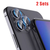 Bakeey pour iPhone 12 Pro Max / 12 Mini / 12/12 Pro Objectif Protector 2 ensembles HD Transparent Ultra-mince Anti-Rayur