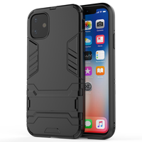 Bakeey pour iPhone 12 Pro Max 6, 7 "Armor Antichoc avec coque arrière Stand Holder Pro