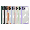 Bakeey pour iPhone 12 Pro Max Case Bumpers avec lentille Protector Transparent HD Transparent Acrylique + Cadre TPU Anti