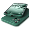 Bakeey pour iPhone 12 Pro Max Case lisse antichoc avec lentille Protector Soft Couverture arrière en caoutchouc de silic