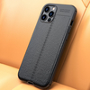 Bakeey pour iPhone 12 Pro Max étui motif Litchi avec lentille Protector cuir PU antichoc + TPU Soft Pro étui protecteur