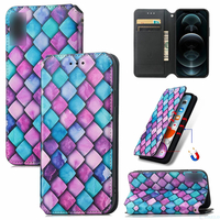 Bakeey pour iPhone 13 Mini/ 13 Pro Max Case Colorful Motif dimpression Flip magnétique avec fente pour cartes multi