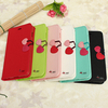 Bakeey pour iPhone 6 5, 5 pouces Cherry Flip Stand Pliant En Cuir PU Antichoc Couverture Complète Étui De Protection