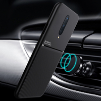 Bakeey pour OnePlus 8 Pro Etui Texture magnétique Cuir antidérapant TPU Antichoc Pro