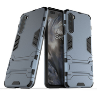 Bakeey pour OnePlus Nord Case Armor antichoc avec support de rotation 360 étui de protection PC
