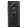 Bakeey pour Poco F2 Pro Boîtier Motif en fibre de carbone Armor Antichoc Anti-empreintes digitales avec rotation à 360 °