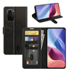 Bakeey pour POCO F3 Global Version Étui à rabat magnétique avec plusieurs fentes pour cartes Support pliable en cuir PU