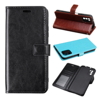 Bakeey pour POCO M3 étui à rabat magnétique multiple fente pour carte support pliable en cuir PU antichoc couverture com