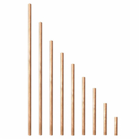 Barre ronde en cuivre de 3 mm de diamètre 50-600 mm