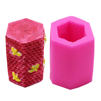 Bee Hives 3D Silicone Moule De Cuisson Bougie Savon Moule À La Main Cuisine Outils Sugarcraft Chocolat Bougie Fondant Mo