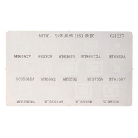 BGA Reballing Stenci pour série MTK MT6582V,  MT6323GA,  MT6165V,  MTK6572A,  MT6369A
