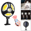 Bikight® Solaire Camping Lumière 3 Modes Capteur Jardin Applique Extérieure ÉPI LED Étanche Smart Télécommande Lampe