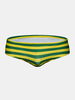 Bikini pour homme taille basse rayé Chinlon Skinny Home Underwear