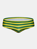 Bikini pour homme taille basse rayé Chinlon Skinny Home Underwear