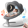 Bioby Balançoire pour bébé Lit pour bébé Transat Transat Jumper pour Bluetooth Musique Cinq vitesses Balançoire Berceau