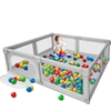 Bioby Parc pour bébé Vue large à 360 ° Parc pour enfants Aire de jeux pour bébé Clôture de sécurité Anti-collision pour