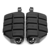 Black Motorcycle Left & Right Sides Foot Peg Pedal pour Harley / Honda / Yamaha