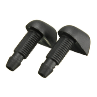 Black Plastic Car Front Window Wind Shield Washer Spray Buse pour BMW