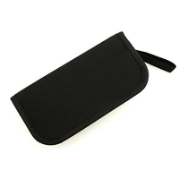 Black Zipper Case Bag Sac de rangement pour trousse de réparation de montre