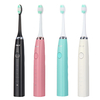 Blanchiment des dents par vibration ultrasonique rechargeable adulte de brosse à dents électrique de PALLY