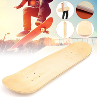 Blank Double Warped Deck Concave Deck Bois Naturel Skate Deck DIY Skateboard