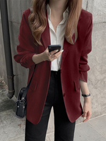 Blazer à manches longues pour femmes