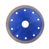 Bleu 105-125mm Mesh Turbo Diamant Lame De Scie Disque Porcelaine Carrelage Céramique Granit Marbre Lames De Coupe Pour M