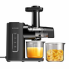 BLITZHOME BH-JC01 Cold Press Juicer Machines 2-Speed Modes Slow Masticating Juicer for Vegetable and Fruit with Quiet Mo
