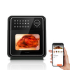 BlitzHome® BH-AO1 13QT/12L Friteuse à air intelligente sans huile Double élément chauffant 12 recettes App/Four à comman
