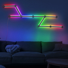 BLITZWILL DIY Splicing Light Bars RGBIC LED Tuya WiFi Smart Control Music Sync Works With Alexa & Google Assistant for G