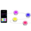BLITZWILL Smart Outdoor Eaves Light 14.5m LED String Music Sync Works With Alexa & Google Assistant Waterproof for Hallo