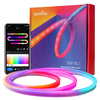 BlitzWill® BW-NL1 Neon LED Strip 3M RGBIC Lights avec Music Sync DIY Design APP & Remote Control Fonctionne avec Alexa, 
