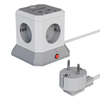BlitzWolf BW-EC1 8-in-1 Vertical Cube EU Socket Plug Power Outlet Extender with 4 AC Outlets / 2 USB-A / 2 USB-C for Mac