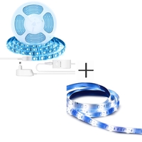 BlitzWolf® BW-LT11 2M RGBW Kit Smart Plug Control LED EU Plug Light pour UE + 1M Prolongateur de bande lumineuse Plus DC