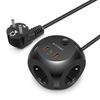 BlitzWolf® BW-PC1 2500W Prise Multiprise Chargeur USB avec 3 * Prises AC /20W USB-C PD/ 18W 2 * USB-A QC3.0 Charge Rapid