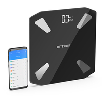 BlitzWolf® BW-SC3 Smart WIFI APP Control Balance de graisse corporelle Balance numérique à LED Charge USB 13 Métriques c
