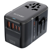 Blitzwolf BW-TA2 5-in-1 Universal Travel Adapter with GaN 100W Fast Charging 2 USB-C 2 USB-A All-in-one Wall Charger for