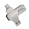 BlitzWolf BW-UPC2 256GB USB Disk 2 in 1 Type-C USB3.0 Flash Drive Ultra-fast Transmission 360°Rotation Zinc Alloy 256G