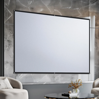 BlitzWolf® BW-VS8 Portable Metal Projector Screen 80/100/120-Inch 1.8Gain Anti-Light Foldable 4K 16:9 Highlight Movie Ou