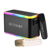 BlitzWolf® BW-WA6 80W bluetooth Speaker Wireless Karaoke Speaker Double Drivers Bass RGB Light EQ Effect 6000mAh Power B