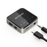 BlitzWolf® BW-BL3 2 en 1 bluetooth V5.0 Adaptateur de récepteur démetteur audio Adaptateur audio auxiliaire sans fi