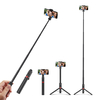 Blitzwolf BW-BS10 Plus Multifonctionnel 1300 mm Super-long Longueur Trépied Perche à Selfie avec Pince de Téléphone à 36