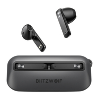 BlitzWolf® BW-FPE1 TWS Écouteur Bluetooth 1, 7 cm Écouteurs portables ultra fins 13 mm Grand pilote HiFi Stéréo ENC HD Mi
