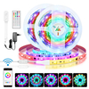 BlitzWolf® BW-LT31 5M / 10M IC intégré Smart Wi-Fi RVB Magic LED Strip Light + 40Keys IR Télécommande Fonctionne avec Al