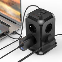 BlitzWolf BW-PC3 2500W Chargeur USB avec prise multiprise à 8 ports avec 8 * prises secteur/2 * USB-C PD 20W/2 * USB-A Q